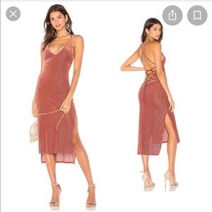 X REVOLVE Lotus Dress in Rosewood by
Privacy Please